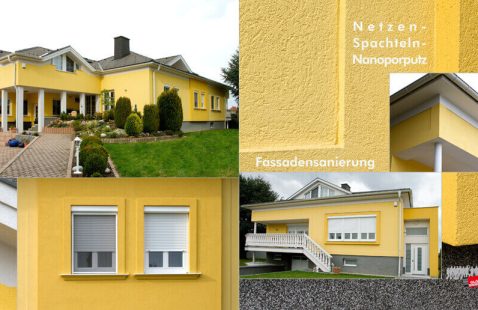 Einfamilienhaus: Hochwertiger Nanoporputz für langlebige Fassade